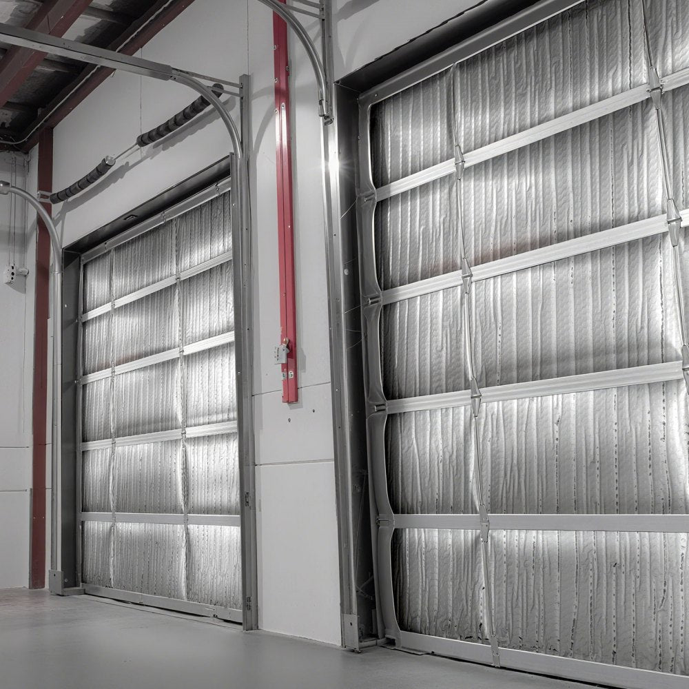 VEVOR Double Reflective Insulation Roll, Double-Sided Aluminum Foil Radiant Barrier, 6mm 48 in x 100 ft, Dual-Layer Air Bubble Heat Reflective Shield, Thermal Insulation Roll for Garage Door Window RV Roofs