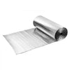 VEVOR Double Reflective Insulation Roll, Double-Sided Aluminum Foil Radiant Barrier, 6mm 48 in x 100 ft, Dual-Layer Air Bubble Heat Reflective Shield, Thermal Insulation Roll for Garage Door Window RV Roofs