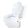 VEVOR Raised Toilet Seat, 6" Height Raised, 300 lbs Weight Capacity, Universal Toilet Seat Riser, Screw Rod Locking, with Toilet Seat, for Elderly, Handicap, Patient, Pregnant, Medical