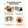 VEVOR Trampoline for Kids, Toddler Mini Trampoline, 132 lbs Capacity Indoor Outdoor Play Toys with Enclosure Net and Basketball Hoop, Easy to Assemble, Christmas Toys Birthday Gifts for Girls Boys