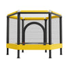 VEVOR Trampoline for Kids, Toddler Mini Trampoline, 132 lbs Capacity Indoor Outdoor Play Toys with Enclosure Net and Basketball Hoop, Easy to Assemble, Christmas Toys Birthday Gifts for Girls Boys