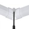 VEVOR Hexagon Garage Lights 672W 80640LM 6500K 14 Grid Systems LED Light, Bright Honeycomb Hex Car Detailing Lighting, with Rectangle Frame, Easy Install, for Garage, Warehouse, Workshop, Shop, Gym