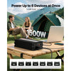 VEVOR 1500W Power Inverter, 12V DC to 120V AC Pure Sine Wave Inverter, Car Charger Converter with Remote Control, USB & Type-C Ports, 4 AC Outlets, Fast-charging for RV, Truck Outdoor Camping