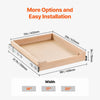 VEVOR Pull Out Cabinet Organizer, 17"W x 21"D Cabinet Drawer, Soft Close Slide out Shelf, Heavy-Duty Sliding Wood Drawer, Bottom and Side Assembly Base Cabinet Organization for Kitchen Pantry Bathroom