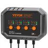 VEVOR Smart Battery Charger, 8-Amp, LiFePO4 Lead-Acid (AGM / Gel / SLA) Car Battery Charger, Fully-Automatic Charger Maintainer for Boat Motorcycle Lawn Mower Golf Cart Marine Deep Cycle