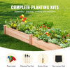 VEVOR Raised Garden Bed, 7.9 x 2 x 0.8 ft Wooden Planter Box, Outdoor Planting Boxes with Open Base, for Growing Flowers/Vegetables/Herbs in Backyard/Garden/Patio/Balcony, Burlywood
