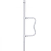 VEVOR Floor-to-Ceiling Transfer Pole, Tension Mounted Bathroom Grab Bar with Anti-Slip Curve Handle, 300 Lbs Capacity Security Pole for Elderly, Ideal Senior Safety Pole for 7-10 Ft Ceilings, White