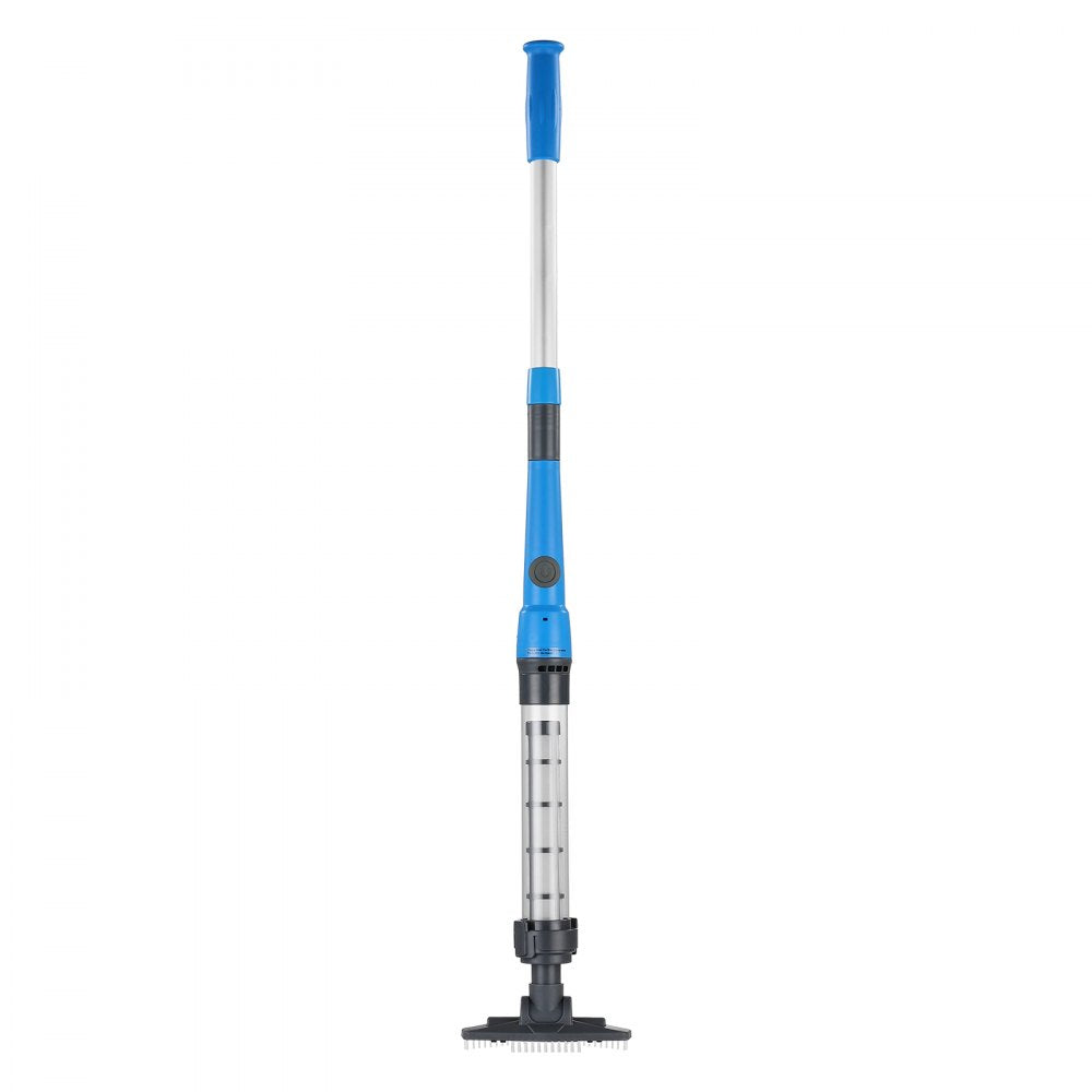VEVOR Pool Vacuum, 8.5 GPM Handheld Cordless Hot Tub Vacuum with Extension Pole, for Deep Cleaning & Strong Suction, Rechargeable Pool Cleaner, Running up to 1Hour, for Above Ground/Inground Pool Spas