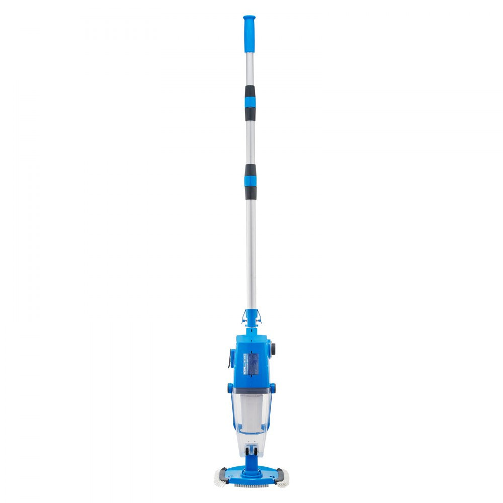 VEVOR Pool Vacuum, 26 GPM Handheld Cordless Hot Tub Vacuum with Extension Pole, for Deep Cleaning & Strong Suction, Rechargeable Pool Cleaner, Running up to 1Hour, for Above Ground/Inground Pool Spas