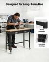 VEVOR workbench sturdy crossbars and 1 mm thick steel legs (feature image)