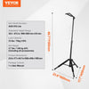 VEVOR Tripod Guitar Stand, 33 lbs/15 kg Load Capacity, Floor-Standing Foldable Guitar Stand Display Rack with 35.4-47.2 in/900-1200 mm Adjustable Height, for Guitar Acoustic Electric Classical Bass