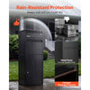 VEVOR Package Delivery Box for Outside 47.24 in Large Metal Parcel Drop Box, for Porch, Curbside & House Storage, Lockable Anti-Theft Waterproof Weatherproof, Thick Secure Mailbox for Outdoor, Black