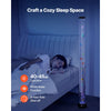 VEVOR Sensory Bubble Tube Lamp, 5 ft Bubble Fish Tube, Sensory Aquarium Lamp with 10 Floating Fish & 16 Color Effects, Remote Control, Stress Relief Calming Light for Bedroom Living Room Home Decor