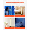 VEVOR Sensory Bubble Tube Lamp, 5 ft Bubble Fish Tube, Sensory Aquarium Lamp with 10 Floating Fish & 16 Color Effects, Remote Control, Stress Relief Calming Light for Bedroom Living Room Home Decor