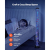 VEVOR Sensory Bubble Tube Lamp, 4 ft Bubble Fish Tube, Sensory Aquarium Lamp with 10 Floating Fish & 16 Color Effects, Remote Control, Stress Relief Calming Light for Bedroom Living Room Home Decor