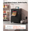 VEVOR Vacuum Freeze Dryer Machine, 11-15.4 lbs/Batch, 4 Trays, 10 Presets for Fruit Vegetable Meat, Durable Freestanding Freeze Drying Equipment with Wheel, App Control, LCD Touchscreen, Auto Defrost