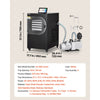 VEVOR Vacuum Freeze Dryer Machine, 11-15.4 lbs/Batch, 4 Trays, 10 Presets for Fruit Vegetable Meat, Durable Freestanding Freeze Drying Equipment with Wheel, App Control, LCD Touchscreen, Auto Defrost