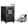 VEVOR Vacuum Freeze Dryer Machine, 11-15.4 lbs/Batch, 4 Trays, 10 Presets for Fruit Vegetable Meat, Durable Freestanding Freeze Drying Equipment with Wheel, App Control, LCD Touchscreen, Auto Defrost