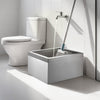VEVOR Stainless Steel Floor Mop Sink, 22 x 19 x 12 in, 304 Stainless Steel, with 3-in-1 Filter and Wall-Mounted Bracket, X-Shaped Groove for Quick and Smooth Drainage, for Balcony and Bathroom