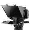 VEVOR Teleprompter, 13" Aluminum Alloy, Floor Type with Adjustable Angle Spectroscope, Remote Control, for YouTube, Twitch, Zoom, Supports DSLR/Webcam/Smartphone, for Video Recording/Live Streaming