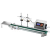 VEVOR Automatic Liquid Filling Machine, 4 Nozzles with Conveyor Bottle Filler, for Water and Oil, 10-500 g Recommend, Premium Stainless Steel Body, Digital Weighing, Adjustable Stand, Easy to Operate