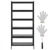 VEVOR Display Cabinet with Acrylic Doors, 68 in Tall 5-Tier Curio Cabinet, Natural Wooden Fame, Collectibles Toy Organizers Rack & Display Case, Bookshelf for Home, Office, Playroom, Living Room