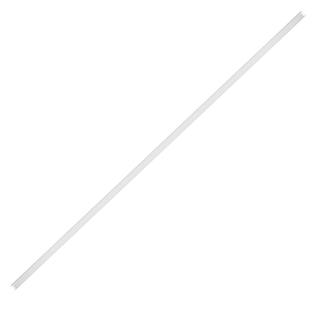 VEVOR 20-Pack 6.6 ft/2M U Shape LED Aluminum Channel, with Milky Cover, End Caps and Mounting Clips, Aluminum Profile for LED Strip Light Installations, Easy Installation, for Under Cabinet Counter