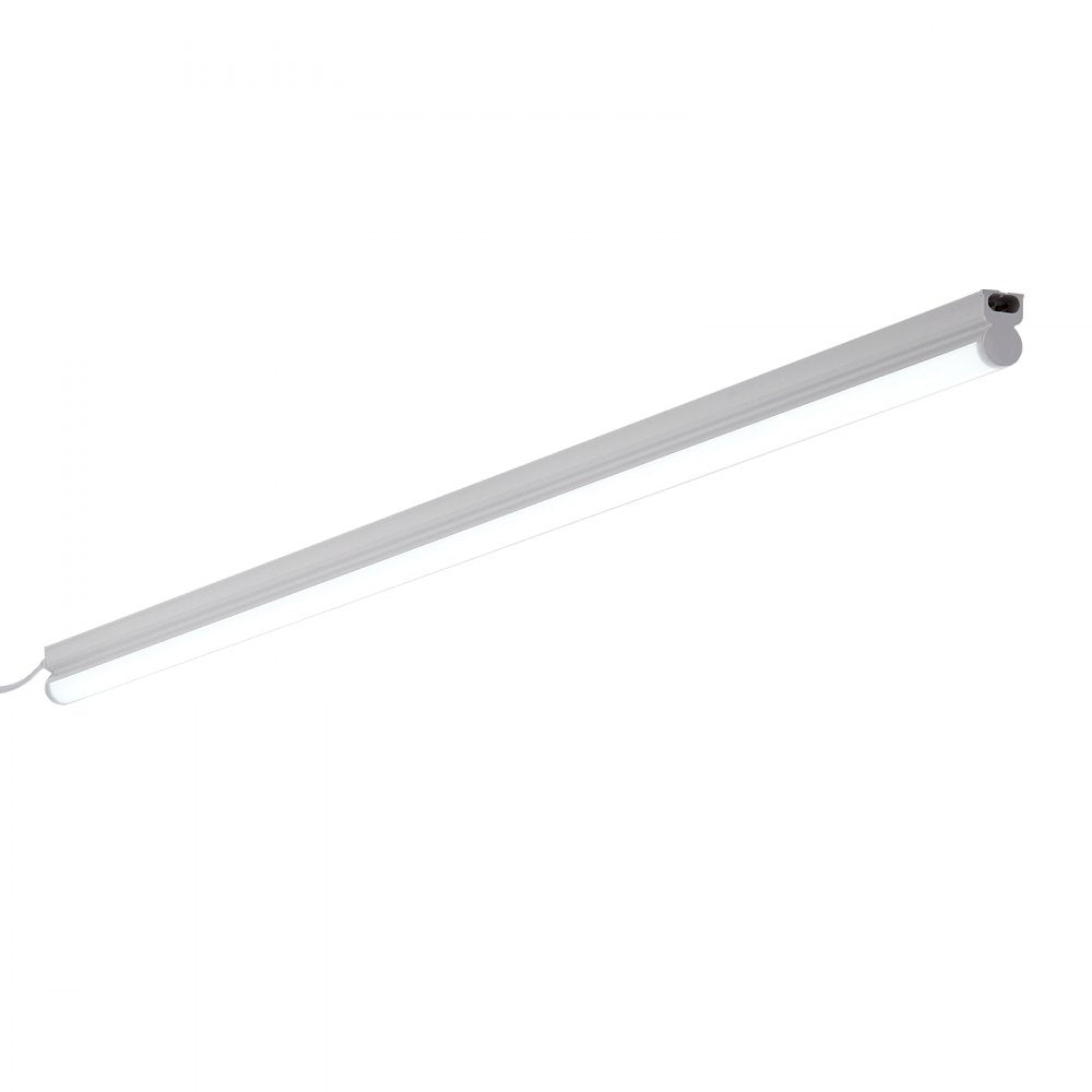 VEVOR LED Shop Light, 6 Pack T5 Integrated Single Fixture, 4FT, 2200lm, 6500K Linkable LED Tube Light, Corded Electric with ON/Off Switch, Suitable for Garage Warehouse Workbench Workshop