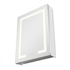 VEVOR Lighted Medicine Cabinet with Mirror, 20 x 26 in Recessed or Wall Mount, 3 Color Dimmable LED Bathroom Medicine Cabinet with Double-Side Mirror, Adjustable Shelves, Memory Anti-Fog Function