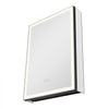 VEVOR Lighted Medicine Cabinet with Mirror, 20 x 28 in Recessed or Wall Mount, 3 Color Dimmable LED Bathroom Medicine Cabinet with Bottom Lighting, Adjustable Shelve Storage, Memory Defog Function
