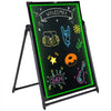 VEVOR LED Message Writing Board, 32"x24" Illuminated Erasable Lighted Chalkboard, Neon Effect Menu Sign Board, Drawing Board with 8 Fluorescent Chalk Markers and Remote Contro Tested toStandards