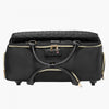 VEVOR Rolling Laptop Bag, Fits Up to 17.3 Inch Laptop, Wheeled Briefcase, Roller Computer Tote Bag with 4 Spinner Wheels & TSA Lock, Laptop Case for Work Travel Business, Women & Men (Black Gold)