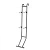 VEVOR Bike Stand for 2 Bikes, Freestanding Vertical Bike Storage Rack, with Height-Adjustable Hooks, Heavy-Duty Carbon Steel Standing Bicycle Floor Stand, Ideal for Garage, Apartment, Home, Black