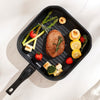 VEVOR 17 Piece Pots and Pans Set, Granite Nonstick Detachable Handle Cookware, Space Saving Induction Cookwares, Kitchen RV Cooking Sets with Frying, Sauce, Saute, Tempered Glass Lid, Oven Safe, Black