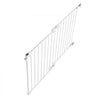 VEVOR Baby Gate for Stairs, 26-43 in Adjustable Width, 28 in High Dog Gate, No Bottom Bar, One-Handed Operation, Easy Drilling Installation with Hardware Kit, for Stairs, Doorways, and House, White