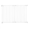 VEVOR Baby Gate for Stairs, 26-43 in Adjustable Width, 28 in High Dog Gate, No Bottom Bar, One-Handed Operation, Easy Drilling Installation with Hardware Kit, for Stairs, Doorways, and House, White