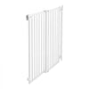 VEVOR Baby Gate for Stairs, 29-43 in Adjustable Width, 36 in High Dog Gate, No Bottom Bar, One-Handed Operation, Easy Drilling Installation with Hardware Kit, for Stairs, Doorways, and House, White