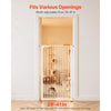 VEVOR Extra Tall Pet Gate for Cats, 29-41 in Adjustable Width, 56 in High Dog Gate, with Pressure Mount Kit and Wall Mount Kit, 1.3 in Narrow Bar Spacing, for Stairs, Doorways, and House, White
