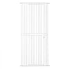 VEVOR Extra Tall Pet Gate for Cats, 28-34 in  Adjustable Width, 78.7 in High Dog Gate, with Pressure Mount Kit and Wall Mount Kit, 1.2 in Narrow Bar Spacing, for Stairs, Doorways, and House, Black