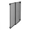 VEVOR Baby Gate for Stairs, 31-48 in Adjustable Width, 30 in High Dog Gate, No Bottom Bar, One-Handed Operation, Easy Drilling Installation with Hardware Kit, for Stairs, Doorways, and House, Black