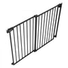 VEVOR Baby Gate for Stairs, 31-48 in Adjustable Width, 30 in High Dog Gate, No Bottom Bar, One-Handed Operation, Easy Drilling Installation with Hardware Kit, for Stairs, Doorways, and House, Black