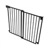 VEVOR Baby Gate for Stairs, 28-43 in Adjustable Width, 30 in High Dog Gate, No Bottom Bar, One-Handed Operation, Easy Drilling Installation with Hardware Kit, for Stairs, Doorways, and House, Black