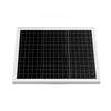 VEVOR 20W 12V Solar Panel Battery Charger, Solar Battery Trickle Charger Maintainer with Built-in Controller & Pole Mount Bracket, IP65 Waterproof for Gate Fence Farm Lawn (Fits 1.57" - 2.68" Poles)