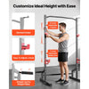 VEVOR Power Cage Squat Rack, Multifunctional Power Rack Home Gym, 1000LBS Strength Training Workout Equipment with 4 Band Pegs, Adjustable J-Hooks & Safety Bars for Barbell Squat Bench Press Pull-Up