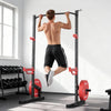 VEVOR Power Cage Squat Rack, Multifunctional Power Rack Home Gym, 1000LBS Strength Training Workout Equipment with 4 Band Pegs, Adjustable J-Hooks & Safety Bars for Barbell Squat Bench Press Pull-Up