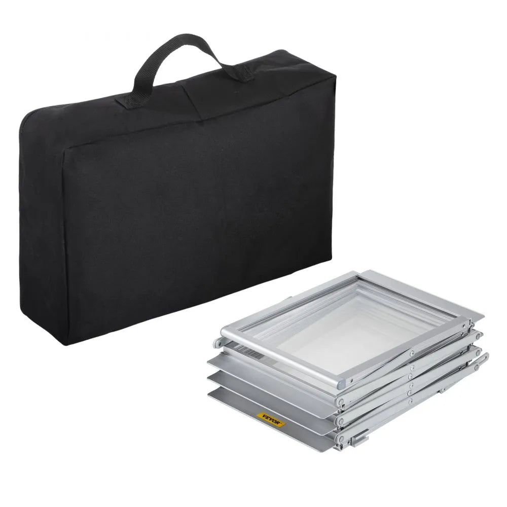 VEVOR Foldable Magazine Display Rack, 6 Pockets Pop-Up Brochure Display Stand, Double-Sided Display Catalog Literature Holder Stand, Portable with Carrying Bag for Office Trade Show Exhibitions