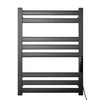 VEVOR Heated Towel Warmer Rack for Bathroom Electric Wall Mounted 8 Bars, Aluminum Alloy Towel Warmer, Overheat Protection, with Touch Screen, 1-24H Timer, 32 to 131°F Adjustable, IPX4 Waterproof