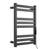 VEVOR Heated Towel Warmer Rack for Bathroom Electric Wall Mounted 8 Bars, Aluminum Alloy Towel Warmer, Overheat Protection, with Touch Screen, 1-24H Timer, 32 to 131°F Adjustable, IPX4 Waterproof