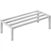 VEVOR Aluminum Dunnage Rack, 48” x 20” Commercial Food Floor Rack, 12” Off the Floor, 1800 lbs Capacity All-Welded Aluminum Storage Rack, for Storage in Restaurants, Kitchens, Garages and Vehicles