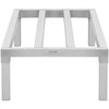 VEVOR Aluminum Dunnage Rack, 48” x 20” Commercial Food Floor Rack, 12” Off the Floor, 1800 lbs Capacity All-Welded Aluminum Storage Rack, for Storage in Restaurants, Kitchens, Garages and Vehicles